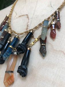 Figa layer necklace