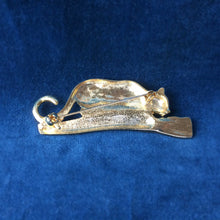 Jaguarundi Brooch