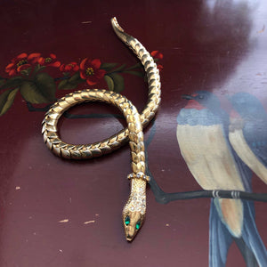 Bejeweled Serpent Choker