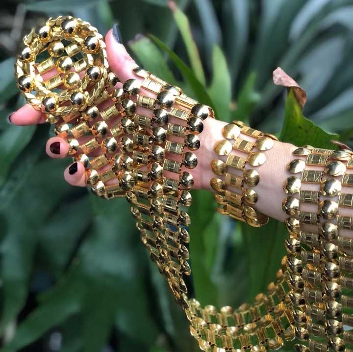 Botanical Chain Belt – Feather & Foxglove display picture 1