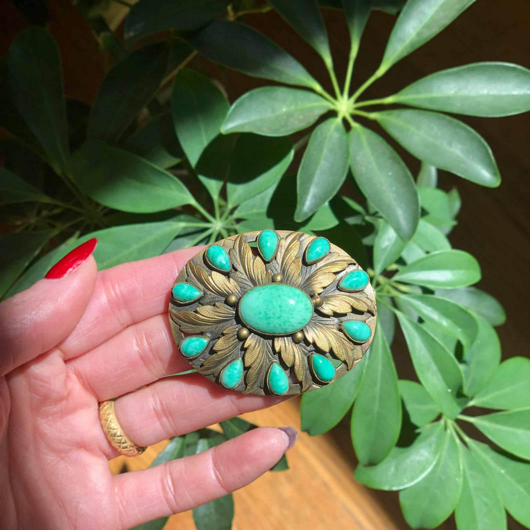 Dancing Leaves Brooch