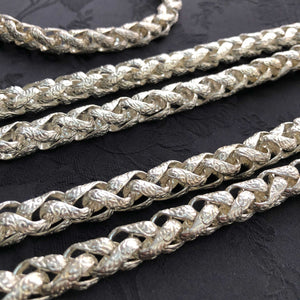 Entwined Vines Chain in Silver