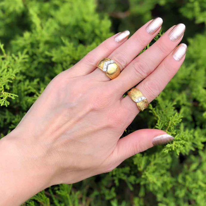 Gold Nugget Rings