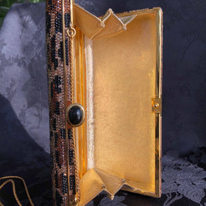 Sparkling Jaguar Clutch