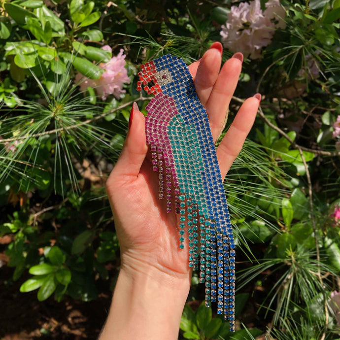 Legendary Macaw Brooch