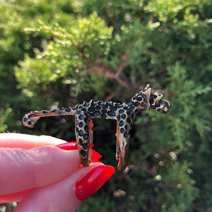 Perched Leopard Ring