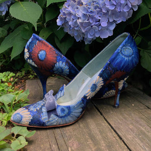 Blue Daisy Shoes