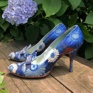 Blue Daisy Shoes